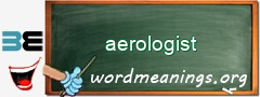 WordMeaning blackboard for aerologist